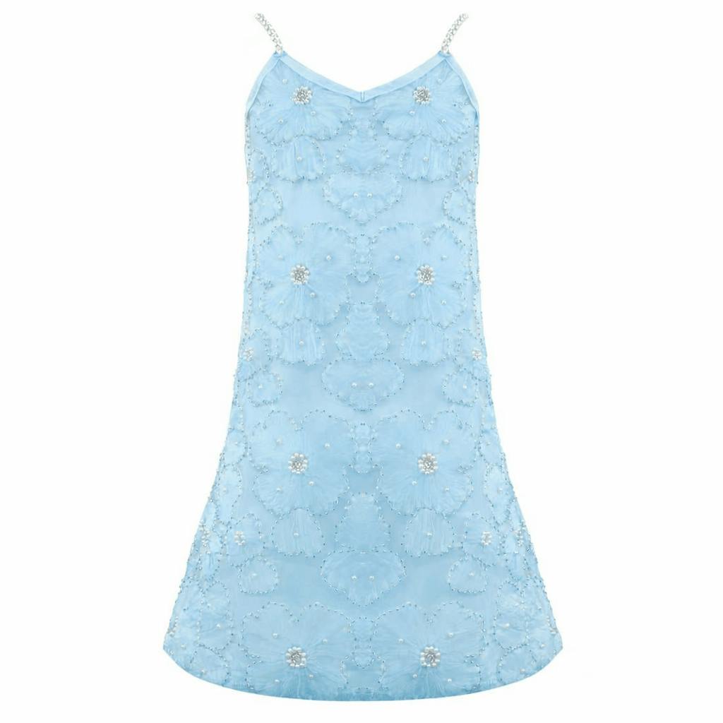 Princess Beaded Flowers Dress