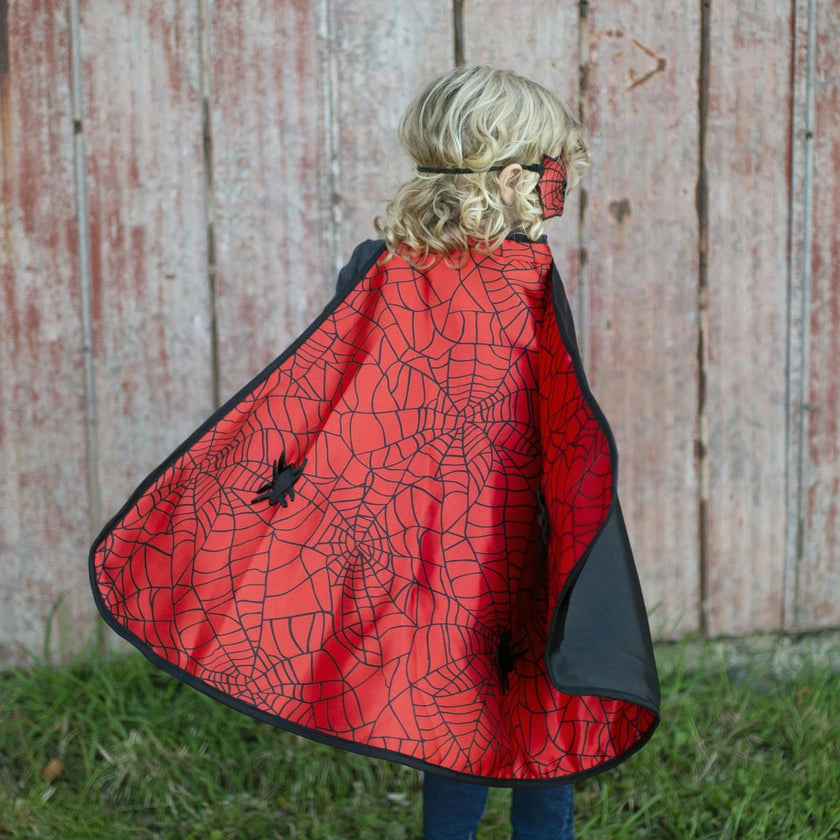 Spider Bat Reversible Cape and Mask