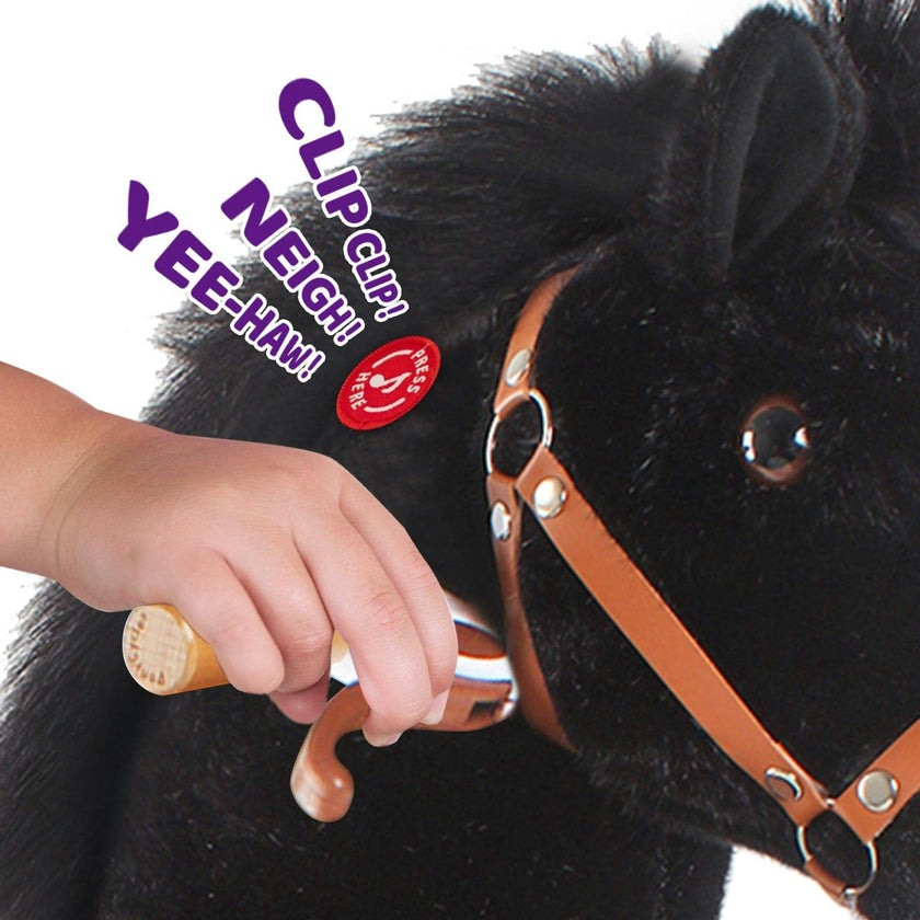 Model U® Horse Ride-On Toy Age 7+ – Black