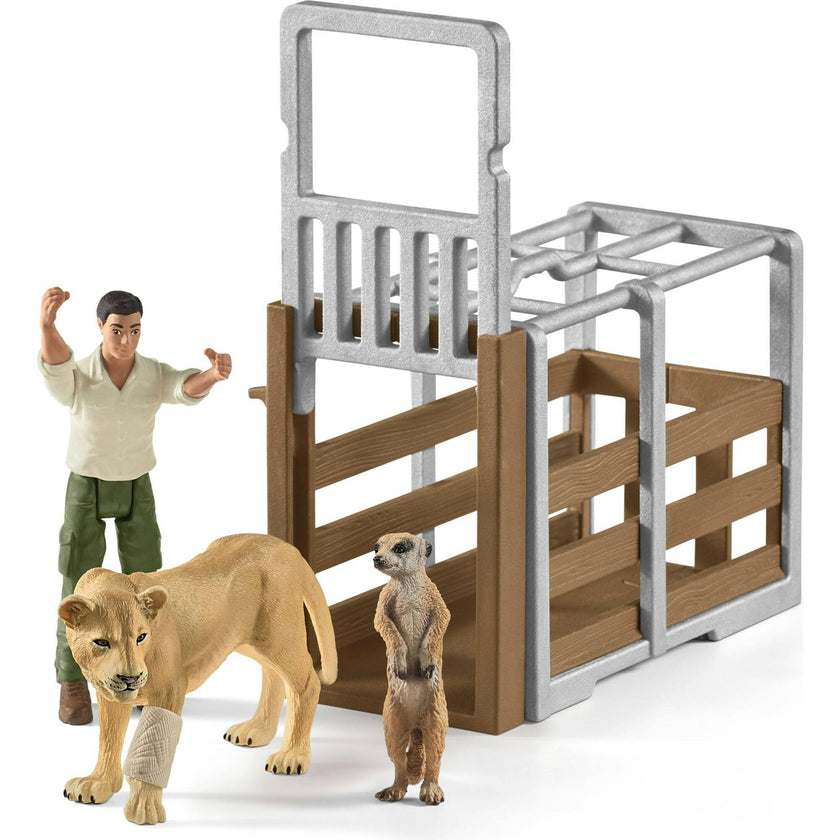 Schleich Wild Life: Animal Rescue Large Truck - 10pc Playset