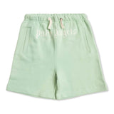 Green Brushed Logo Sweatshorts
