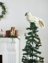 Handmade Hand Felted Wool Christmas Tree Topper - Dove