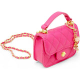 Tiny Quilted Ballet Charm Handbag