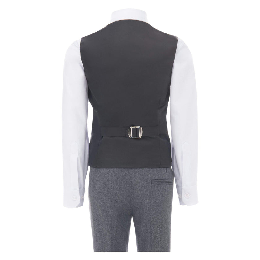Gray 5pc Peak Lapel Tuxedo