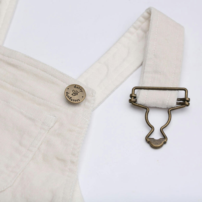 Custard Corduroy Dress