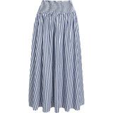 The Delphine Nap Skirt - Navy Stripe