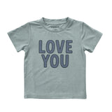 Boy's Short Sleeve Tee Heart Eyes Smile Face
