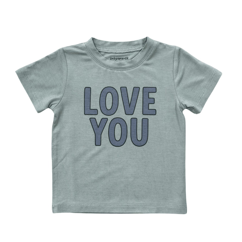 Boys Short Sleeve Tee in Love You