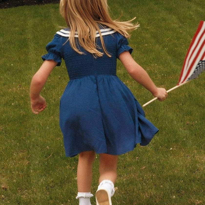 Mini Alice Dress in Navy