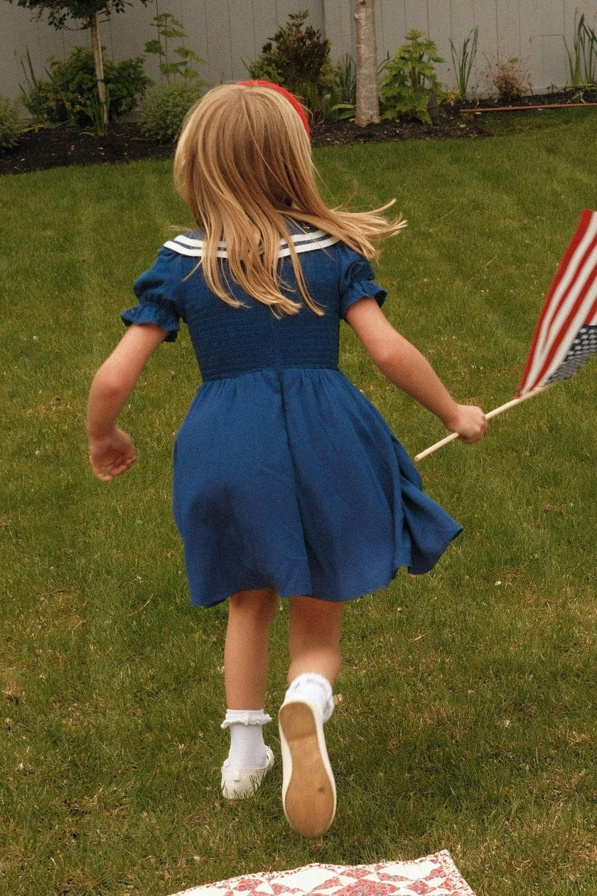 Mini Alice Dress in Navy