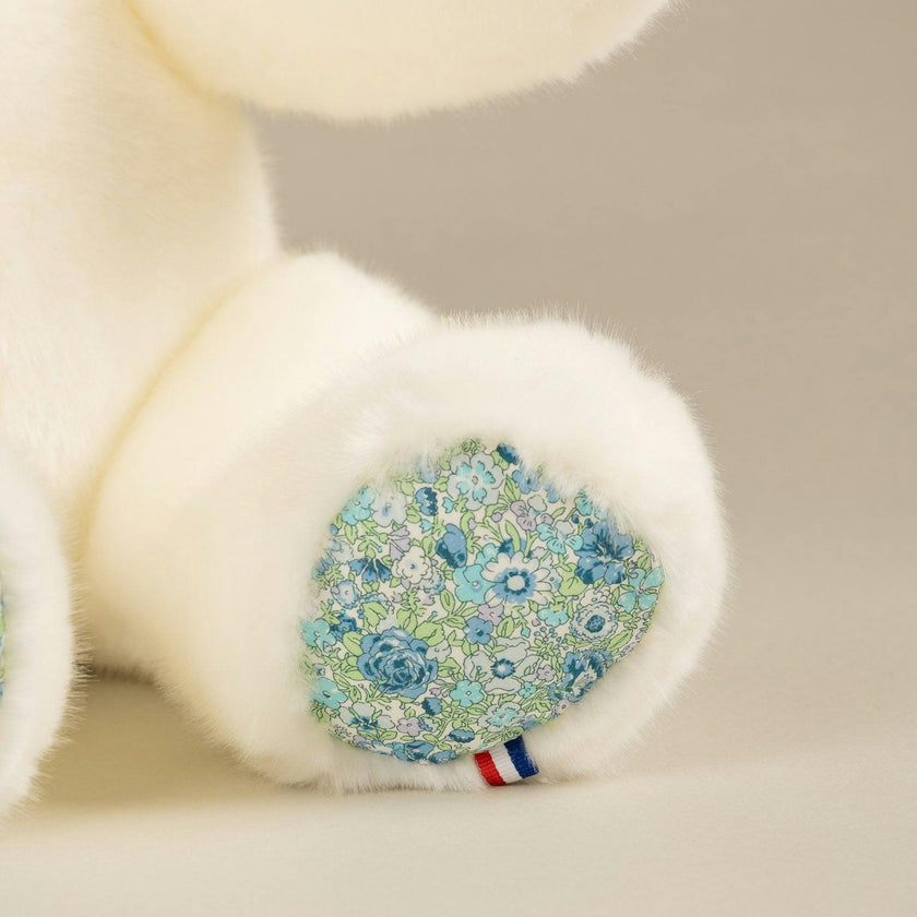Robert the Bear | White | Blue Liberty Print