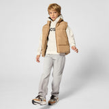 Ivory Light Textured Hoodie
