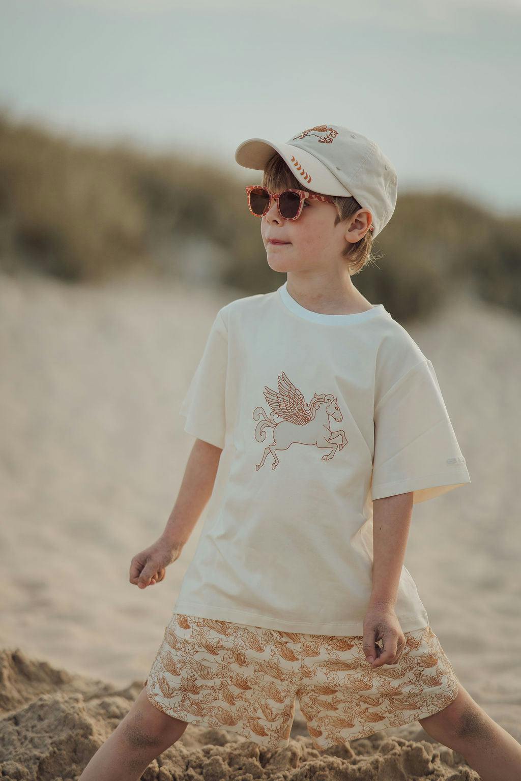 Play Shorts | Organic Cotton Terry - Pegasus
