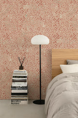 Papier peint CHEETAH coloris Brique