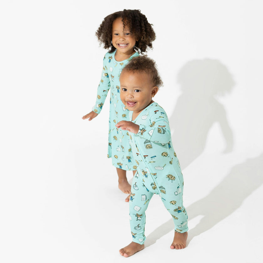 If You Give a a Cookie Bamboo Girls' Long Sleeve Dress