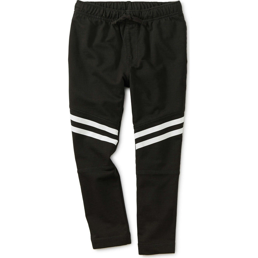Speedy Striped Play Pants, Black