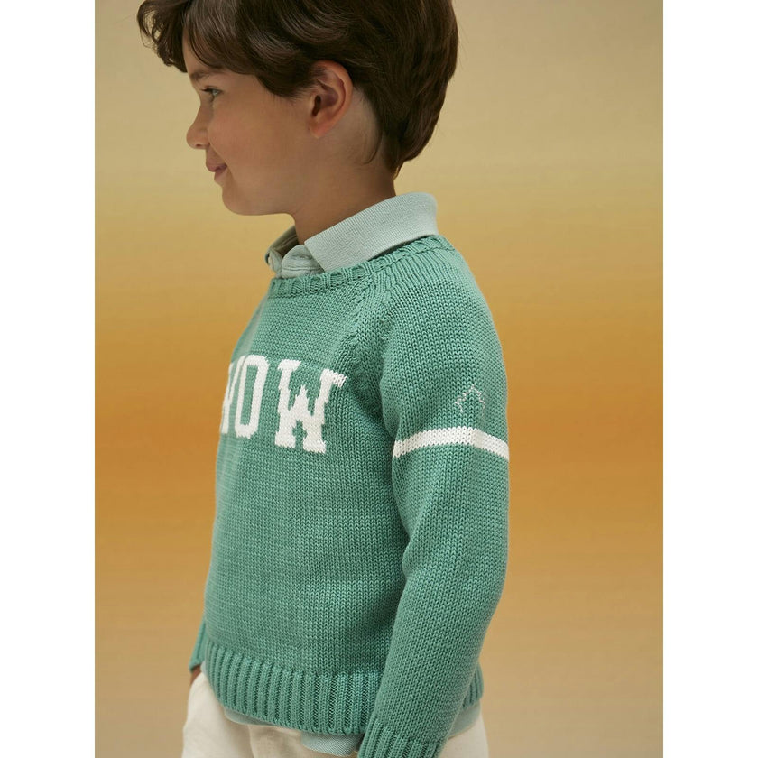 "Wow" Retro Vibes Sweater