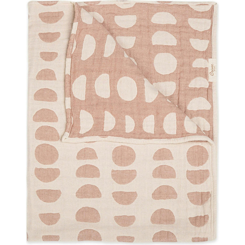 Jacquard Blanket Copper Moon Phase
