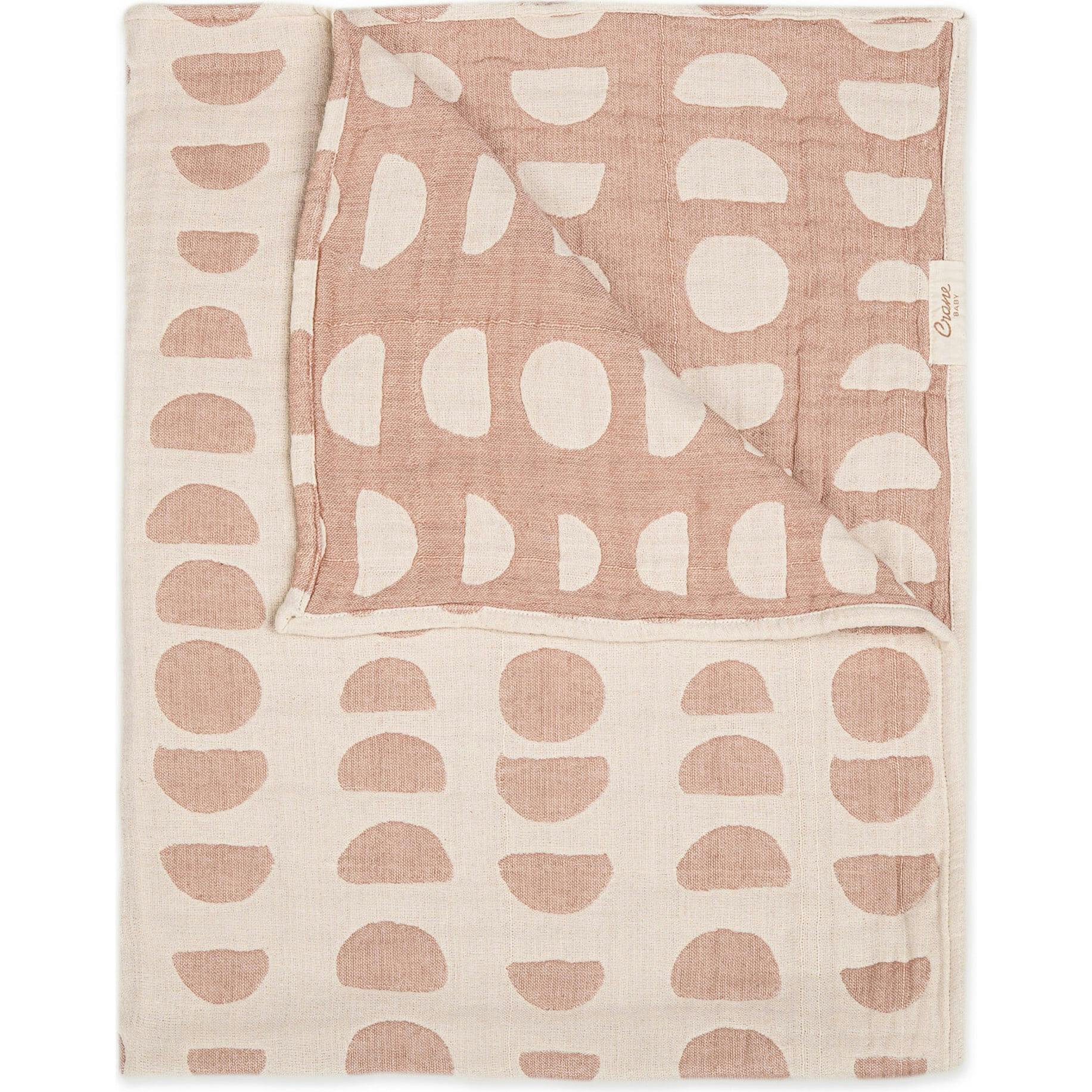 Jacquard Blanket Copper Moon Phase