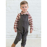 KENDI Remi Corduroy Overalls Ash