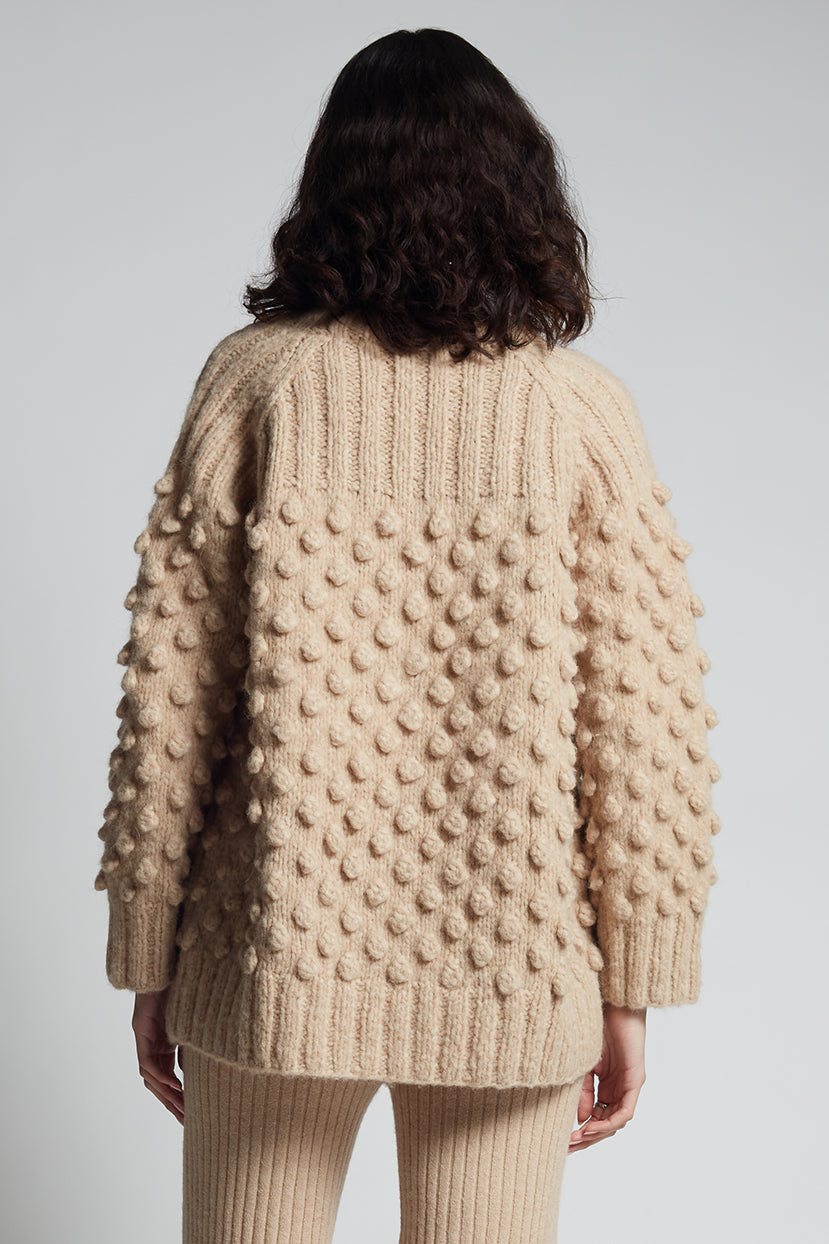 LIAN CARDI | PALE CAMEL