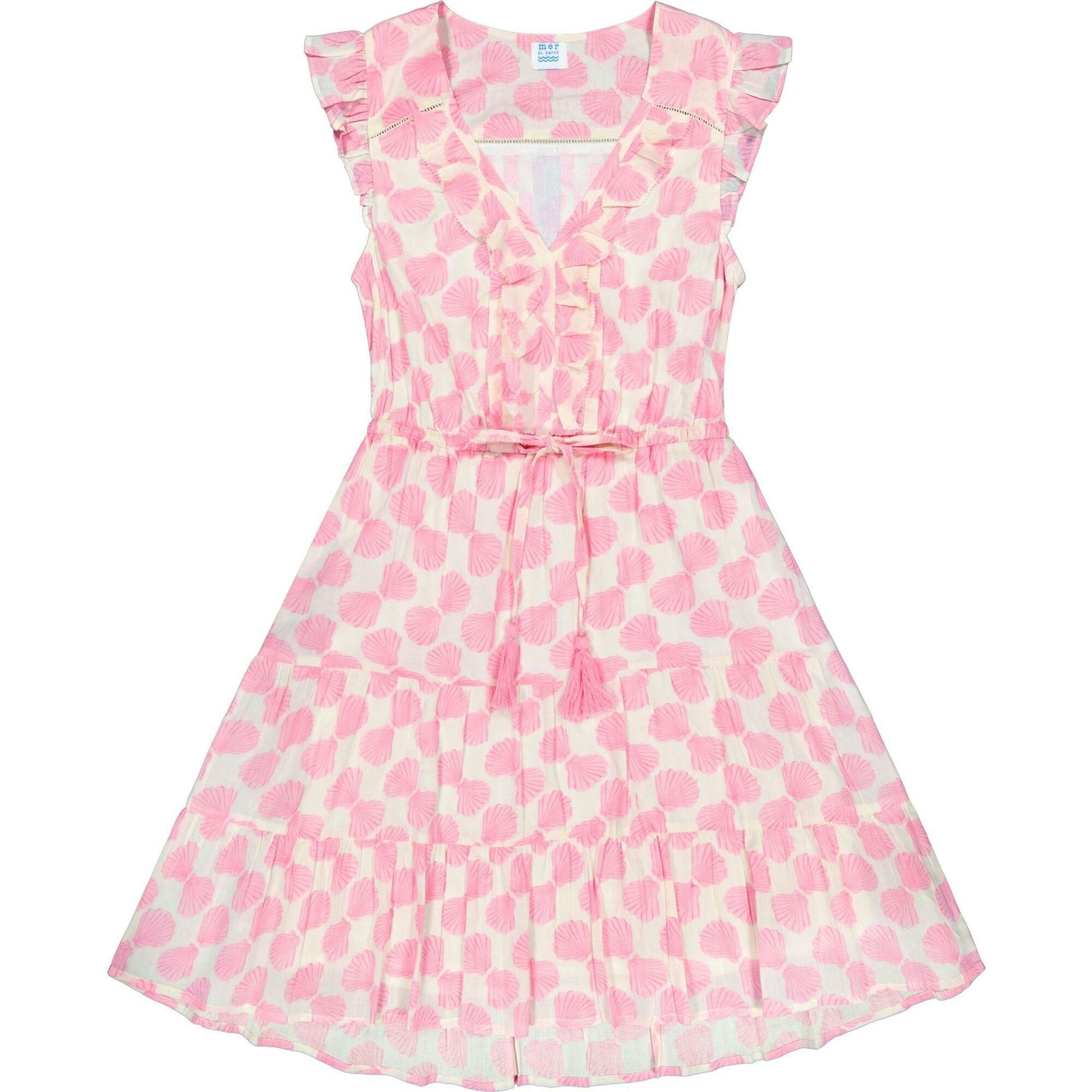 Giselle Women's Mini Dress Shell Beach Pink, Pink