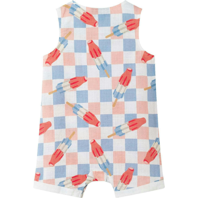Infant Woven Romper & Hat