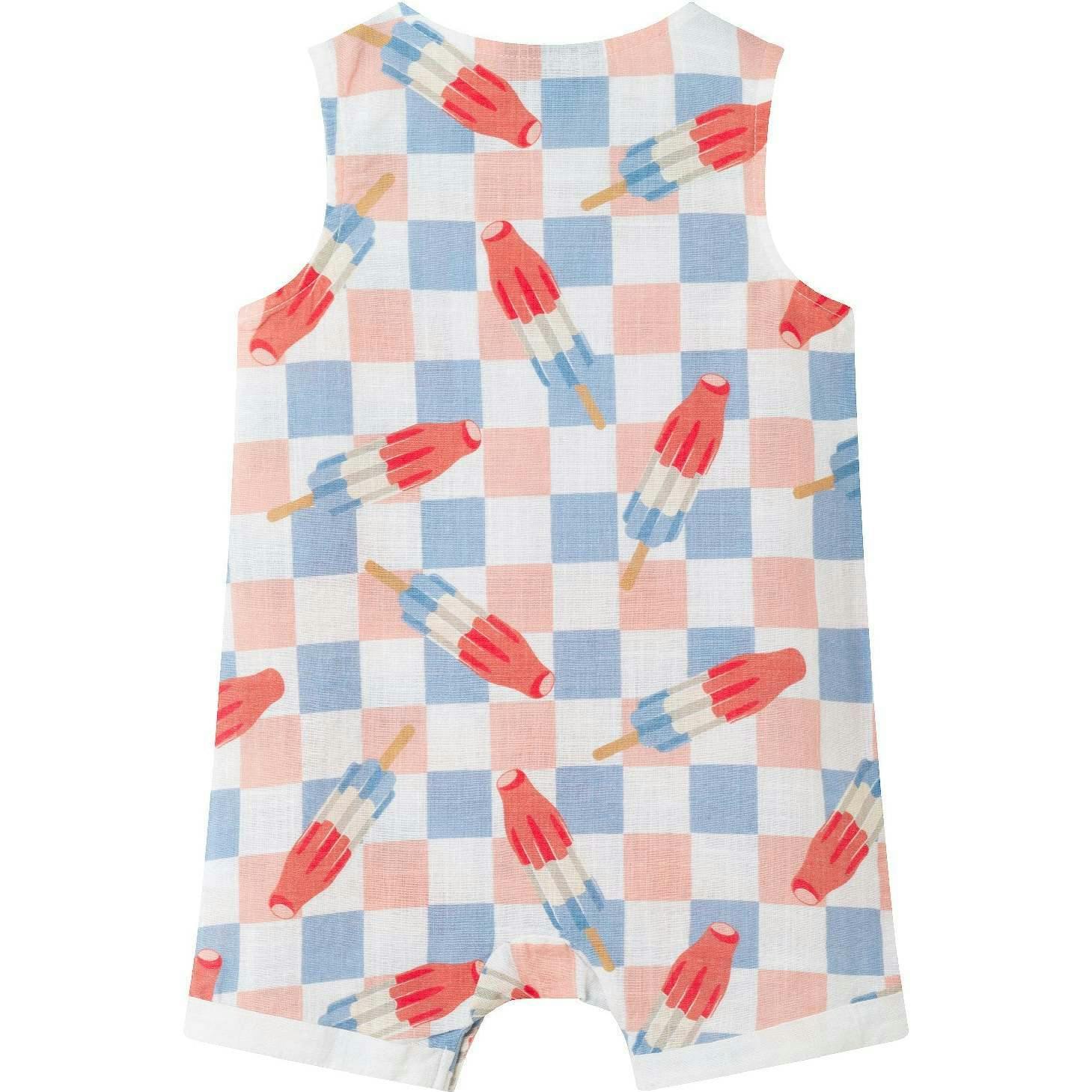 Infant Woven Romper & Hat