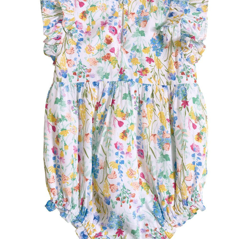 Baby Ana Romper in Floral Fields