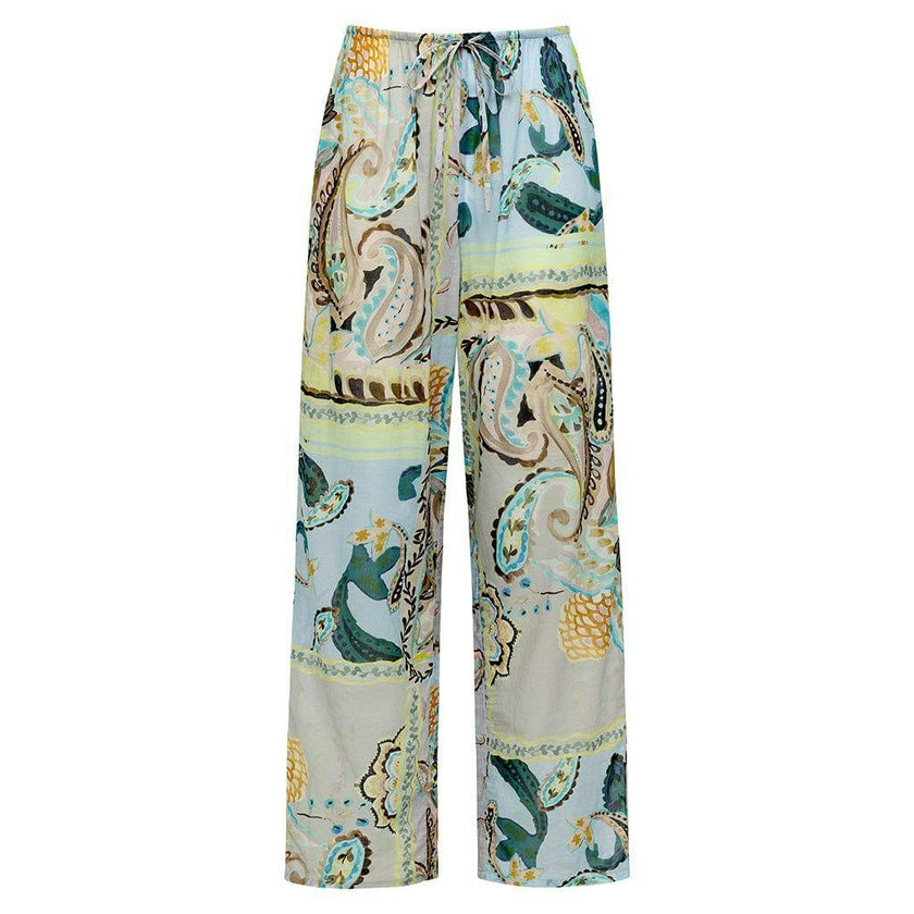 Drawstring Wide-Leg Pant