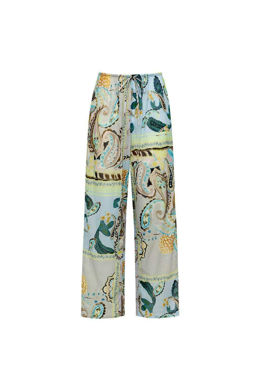 Drawstring Wide-Leg Pant