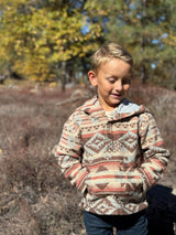 RANCHO beige aztec jacket