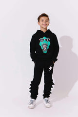 Dino Flash Jogger Set, Black