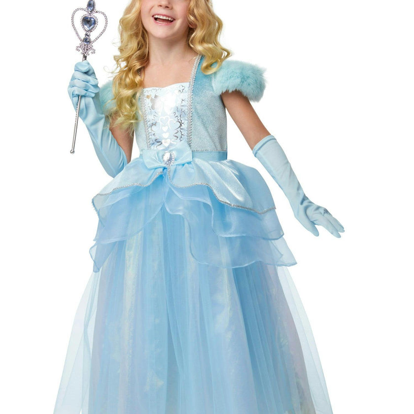 Girls' Frosty Blue Princess Costume