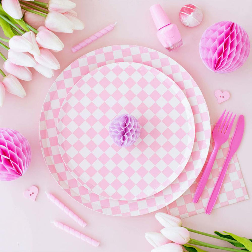 Check It! Tickle Me Pink Small Napkins