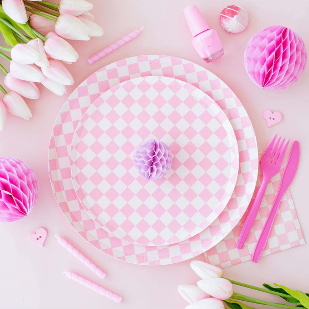 Check It! Tickle Me Pink Small Napkins