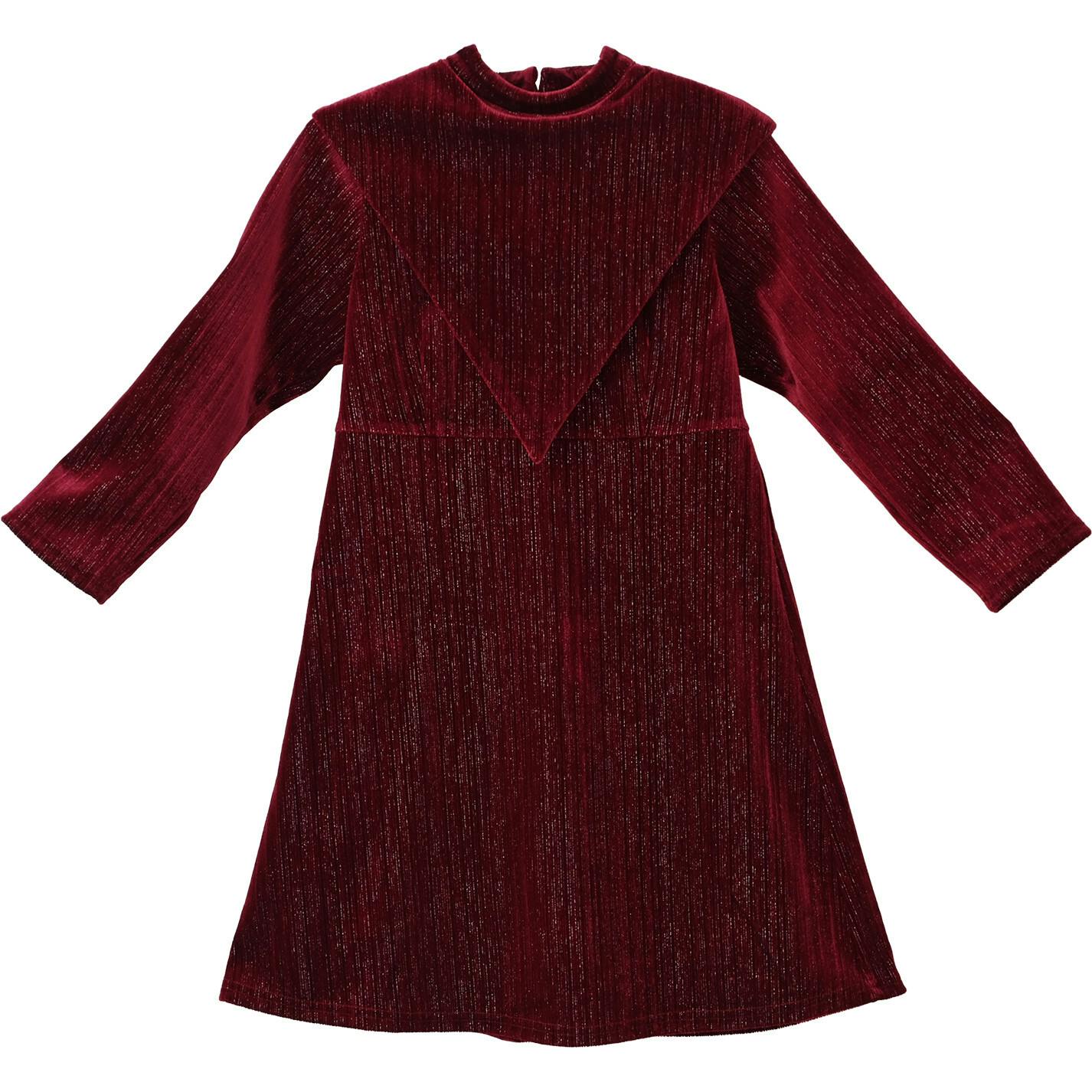Leila dress (garnet velvet)