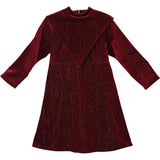 Leila dress (garnet velvet)
