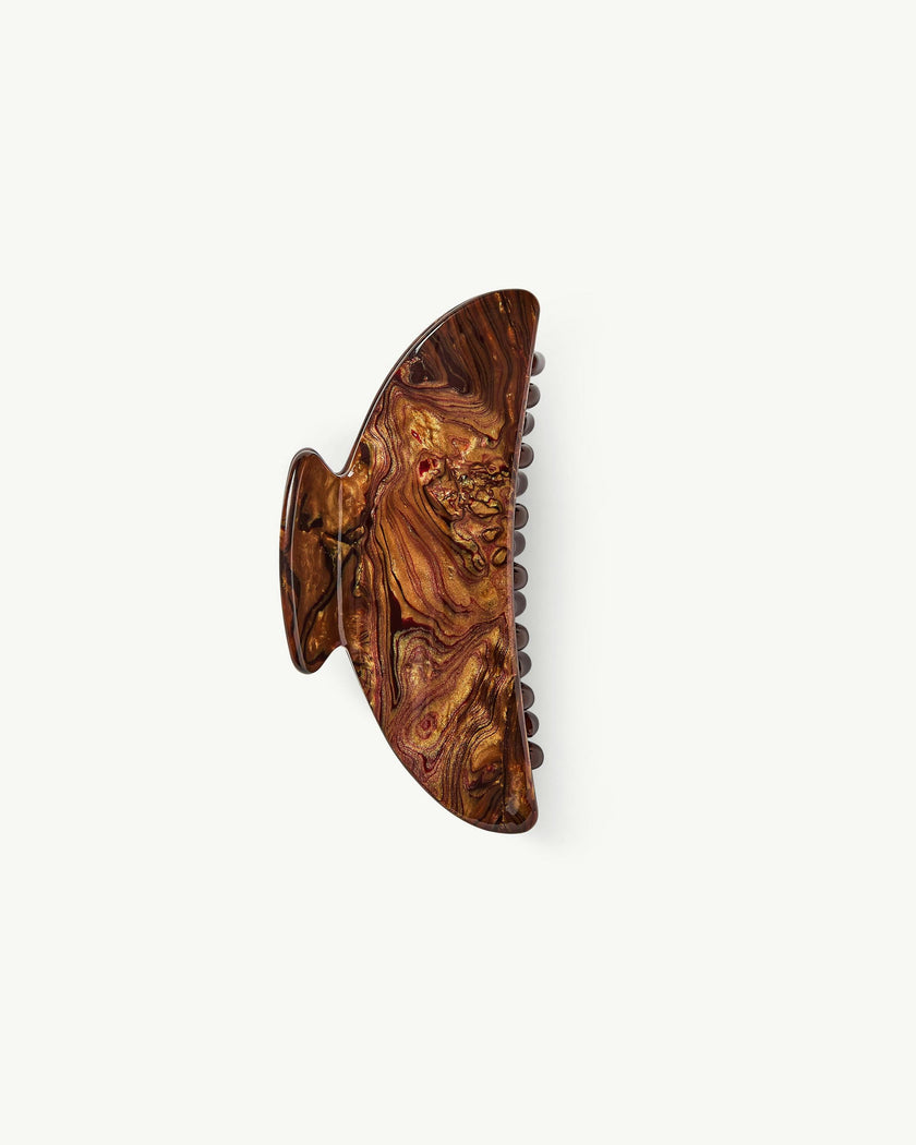 Midi Heirloom Claw in Bronze