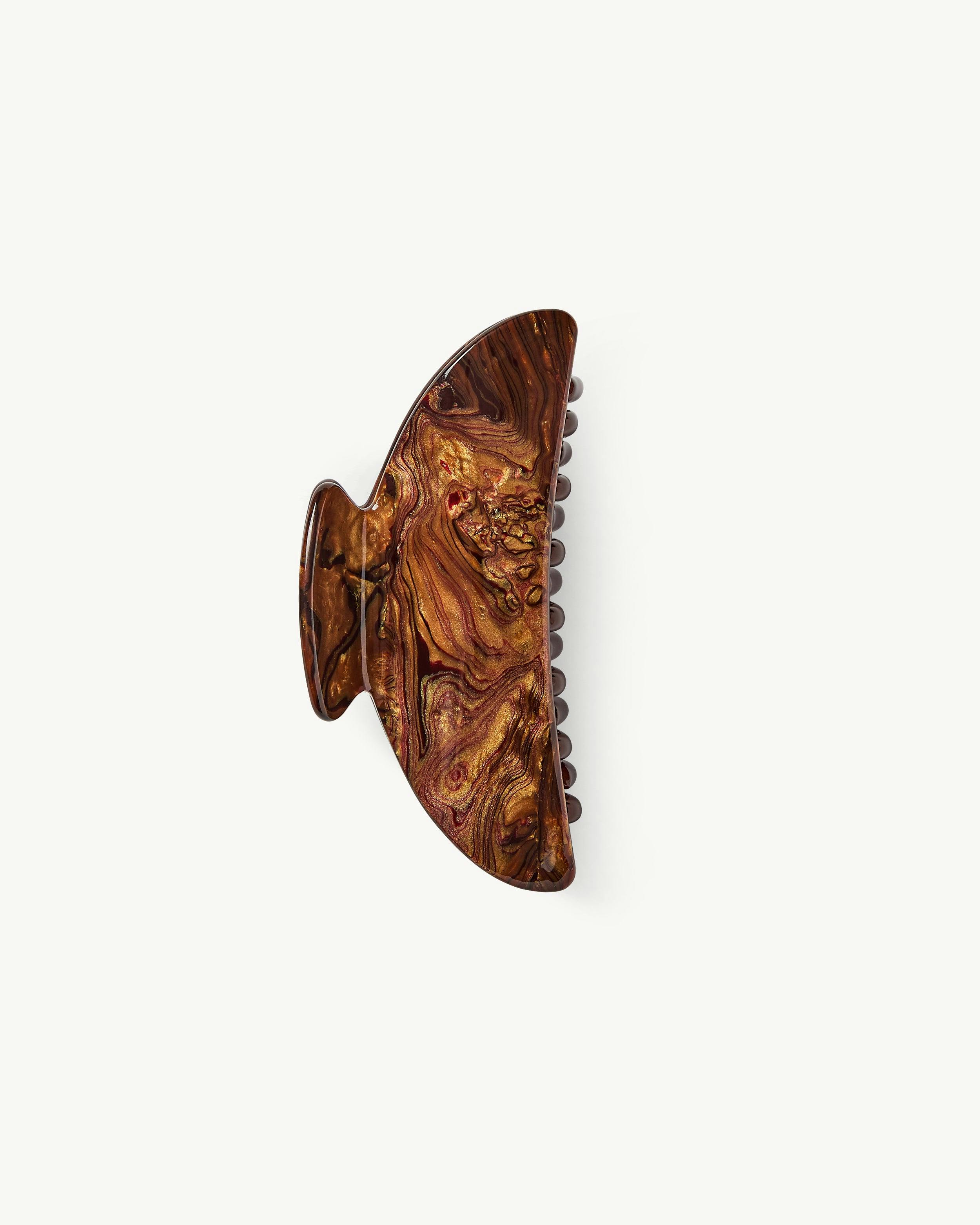 Midi Heirloom Claw in Bronze