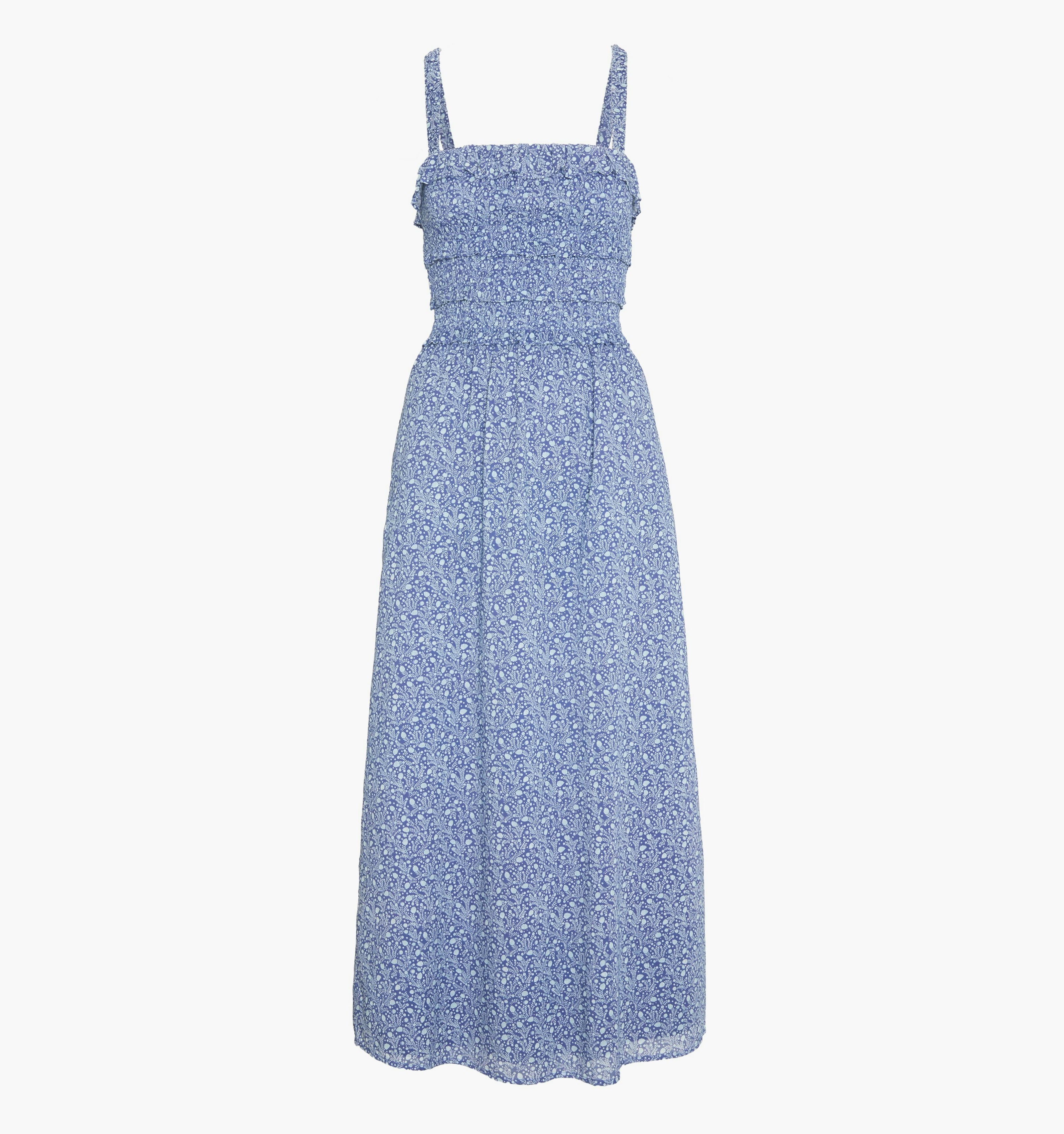 The Analiese Nap Dress - Cornflower Ditsy Thistle