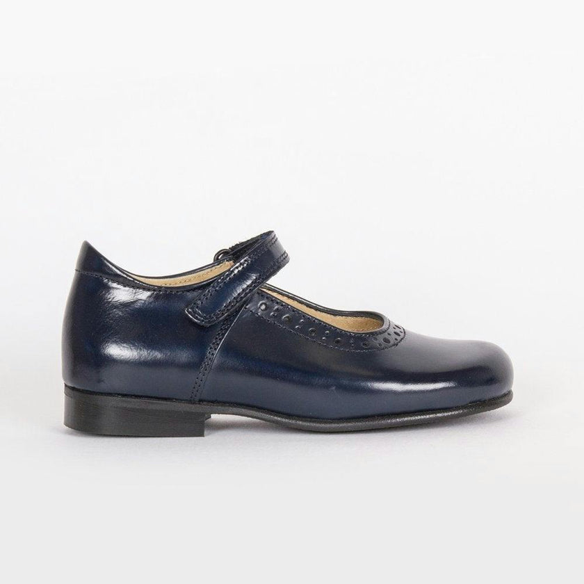 Hampton Classics Katherine School Shoes in Navy