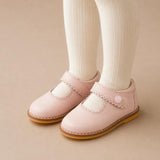 Toddler Mary Jane | Pink Leather
