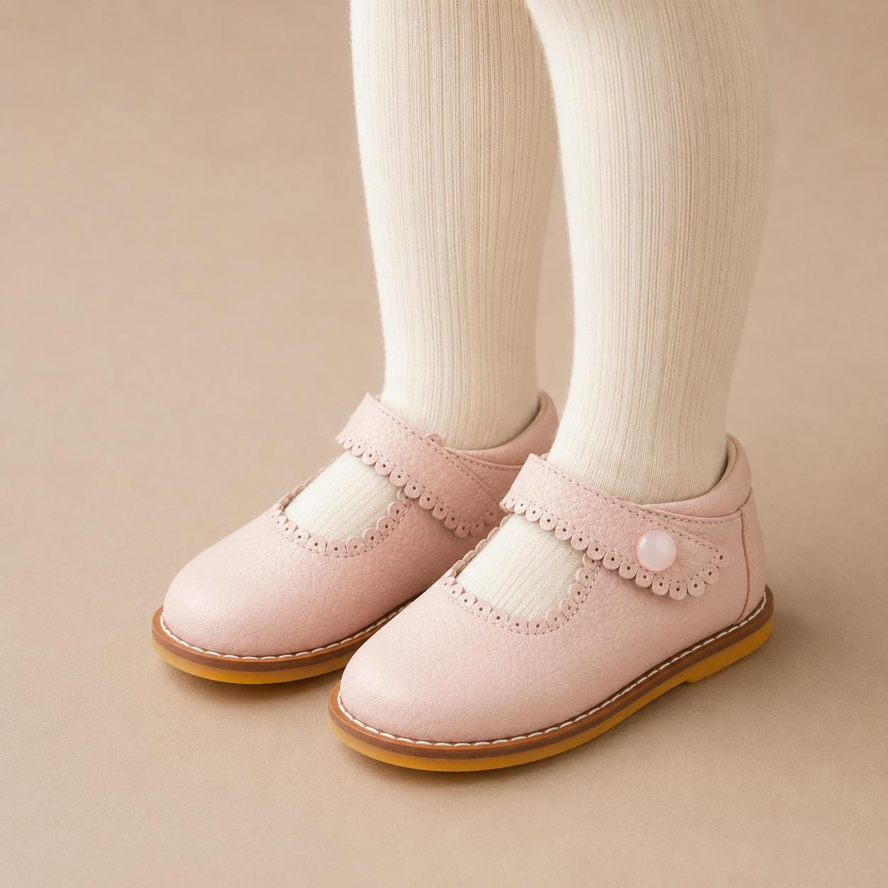 Toddler Mary Jane | Pink Leather