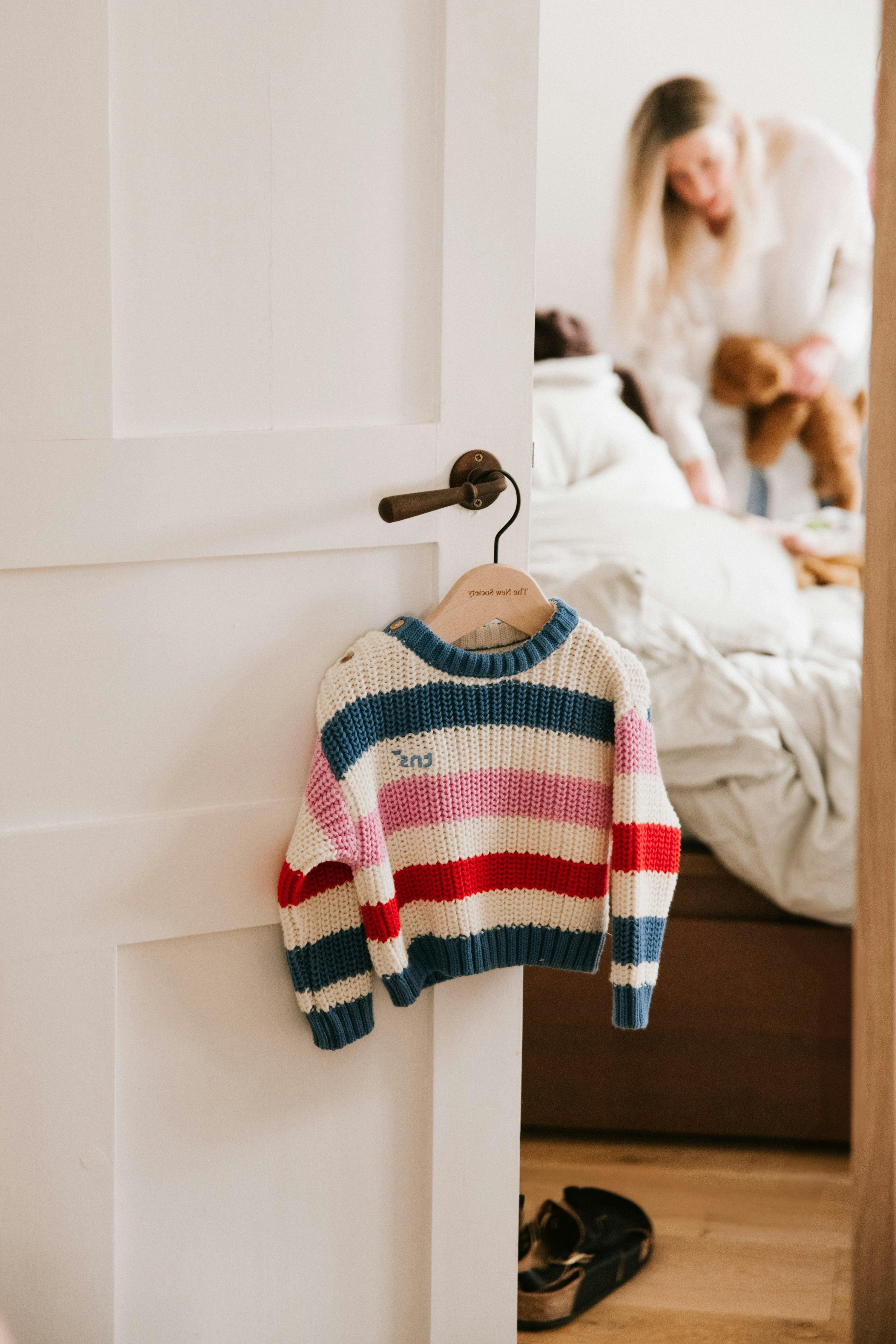 Celosia Baby Jumper Iris Whisper Stripes