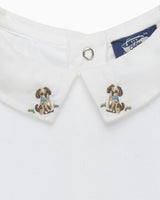 Baby Monty Long Sleeved Bodysuit in Puppy