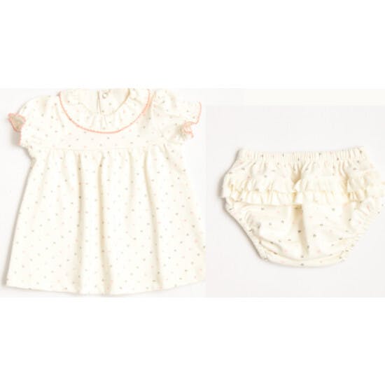 Sweetheart dress with ruffle bottom