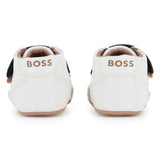 White Branded Baby Sneakers