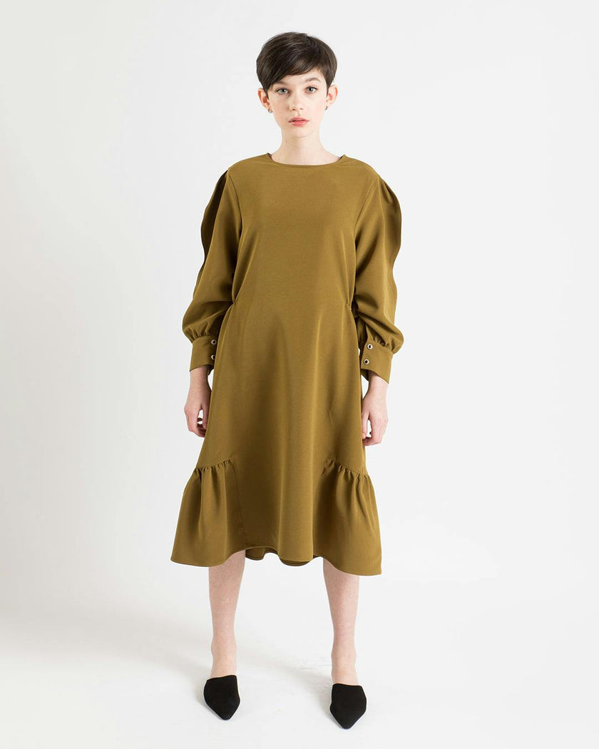 Ivy dress (olive)