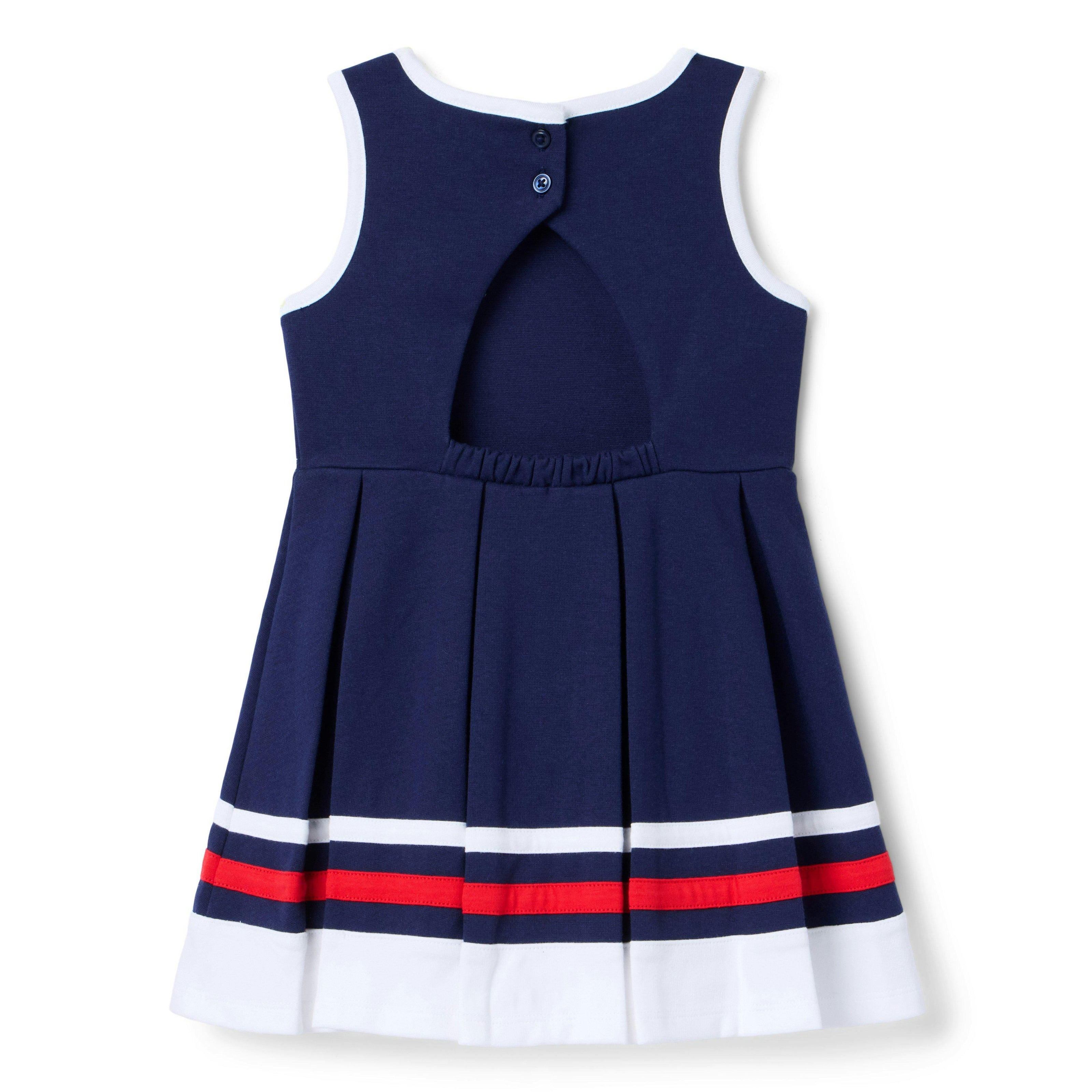 Bow Ponte Dress, navy blue